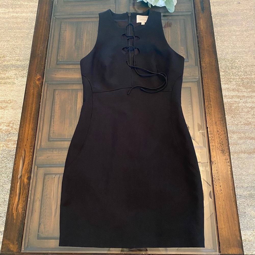 Cinq a Sept Irene Black Cocktail Dress - Picture 4 of 15